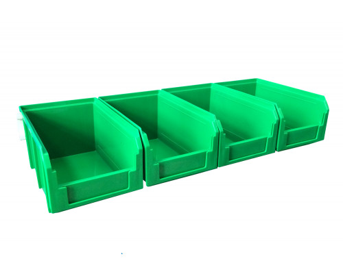 Органайзер настенный Стелла-техник V-2-650-зеленый , 4 ящика V-2