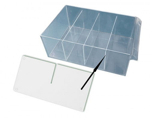 Перегородка короба Стелла-техник С-501-А-поперечная , прозрачная