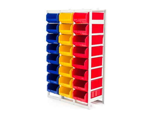 Стеллаж с направляющими стационарный Стелла-техник CP-4 , 1 основная и 2 дополнительные