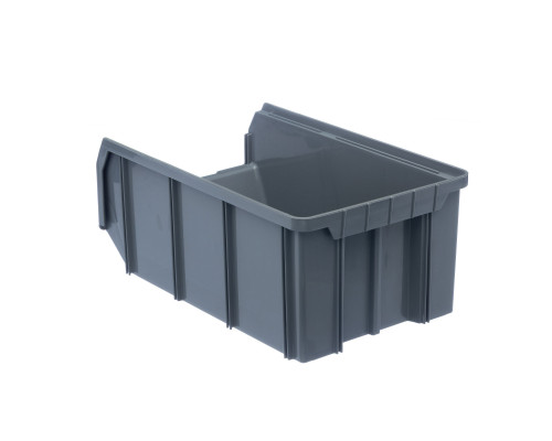 Пластиковый ящик Стелла-техник V-3-серый 342х207x143мм, 9,4 литра