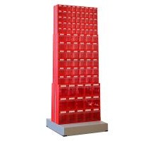 Стойка двусторонняя напольная Стелла-техник 406-05-06-03 (600х380х1650)