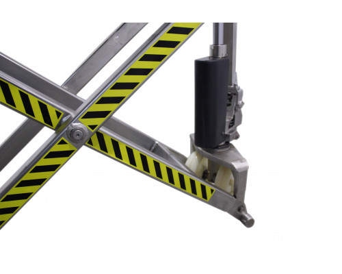 Гидравлическая тележка TISEL TZX10 INOX (ножничная, нержавеющая сталь)