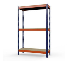 Стеллаж металлический Профи-Т 2000x1240x455 мм. Ярусы: фанера 3 шт.
