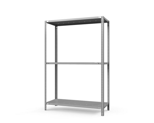 Стеллаж металлический ТС Лайт, 1800x700x400 мм. Полки: 3 шт. метал. перф.