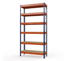 Стеллаж металлический Профи-Т 3000x1845x770 мм. Ярусы: фанера 6 шт.