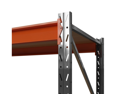 Стеллаж металлический Оптима, 3000x1530x785 мм. Ярусы: 4 шт. фанера