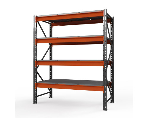 Стеллаж металлический Оптима, 3000x1530x785 мм. Ярусы: 4 шт. метал.