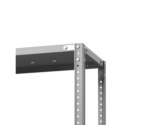 Стеллаж металлический ТС Лайт, 2500x1200x800 мм. Полки: 5 шт. метал. перф.