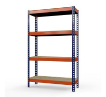 Стеллаж металлический Профи-Т 2500x1540x1005 мм. Ярусы: фанера 4 шт.