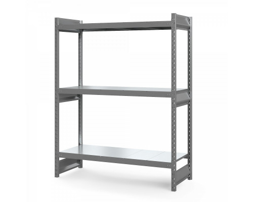Стеллаж грузовой СГ Ультра (2500х1800х500 мм) 3 яруса, цинк