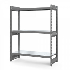 Стеллаж грузовой СГ Ультра (2000х1800х500 мм) 3 яруса, цинк