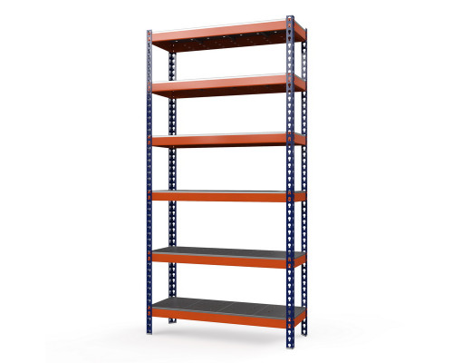 Стеллаж металлический Профи-Т 3000x1845x770 мм. Ярусы: оцинк. мет. перф. усил. 6 шт.