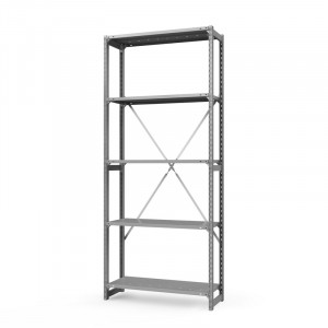 Стеллаж металлический ТСУ Универсал, 2500x760x800 мм. Полки: метал. перф.  5 шт.