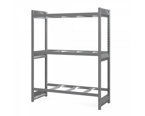 Стеллаж грузовой СГ Ультра (2500х1800х600) 3 яруса, без настила, для шин, дисков, колес