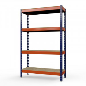 Стеллаж металлический Профи-Т 2000x1845x1005 мм. Ярусы: фанера усил. 4 шт.