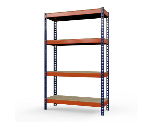 Стеллаж металлический Профи-Т 2000x1845x770 мм. Ярусы: фанера 4 шт.