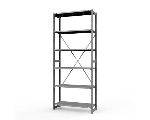 Стеллаж металлический ТСУ Универсал, 3000x1060x300 мм. Полки: метал. перф.  6 шт.