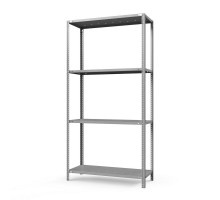 Стеллаж металлический ТС Лайт, 2000x700x600 мм. Полки: 4 шт. метал. перф.