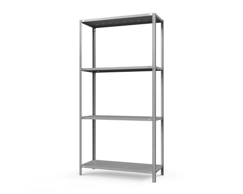 Стеллаж металлический ТС Лайт, 2000x1000x800 мм. Полки: 4 шт. метал. перф.