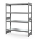 Стеллаж грузовой СГ Ультра (2000х1800х600 мм) 4 яруса, цинк