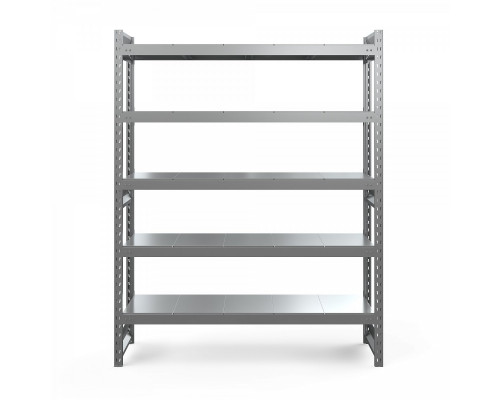 Стеллаж грузовой СГ Ультра (2500х900х500 мм) 5 ярусов, цинк