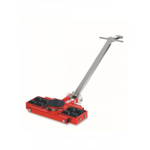 Роликовая платформа поворотная TOR X8 г/п 8 т (с ручкой)