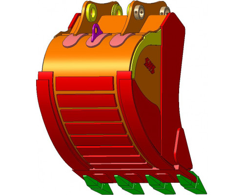 Скальные ковши (RD) для экскаваторов 38-44 тонн