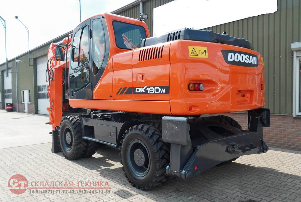 Колесные экскаваторы DX190W