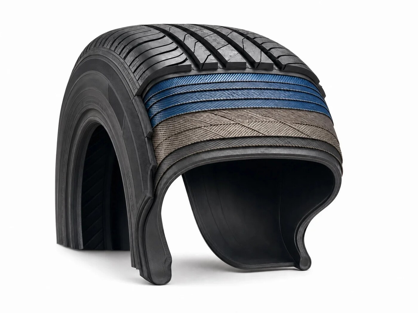 Конструкция радиальной OTR-шины Maxam в разрезе